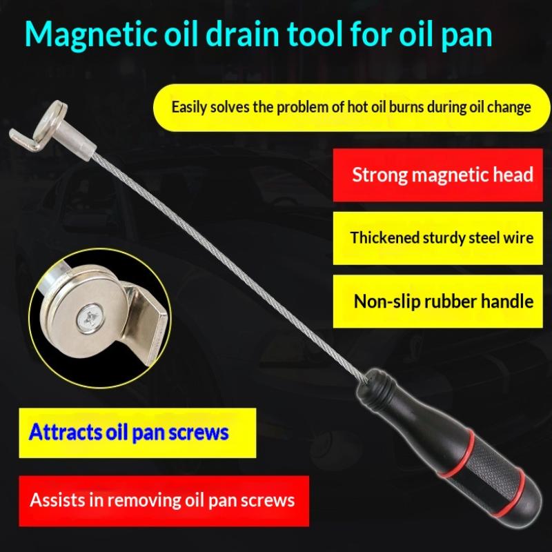 Car Repair Tools - Oil Drain Screw Remover Anti-Scalding Magnetic