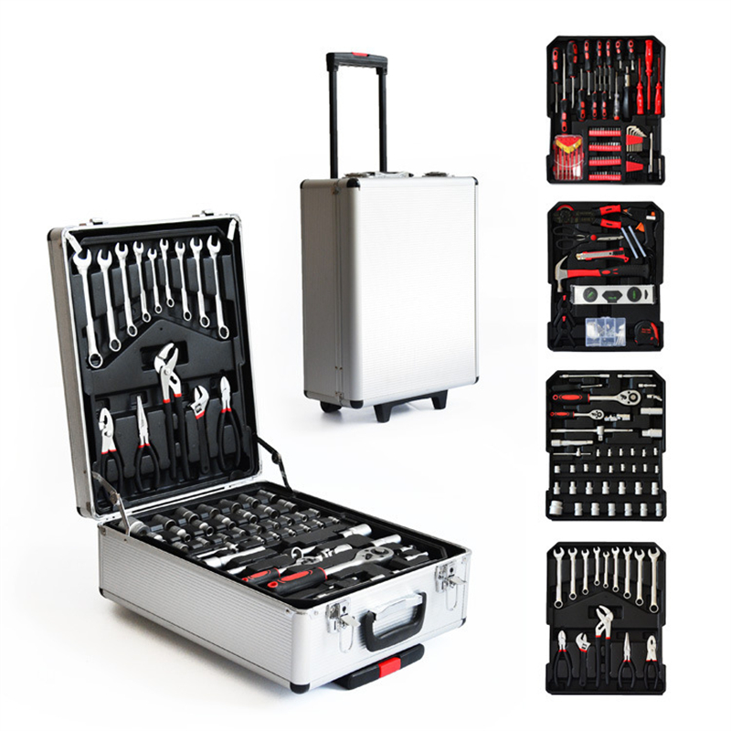 Socket Set - 186 Pieces Aluminum Case Trolley Mechanic