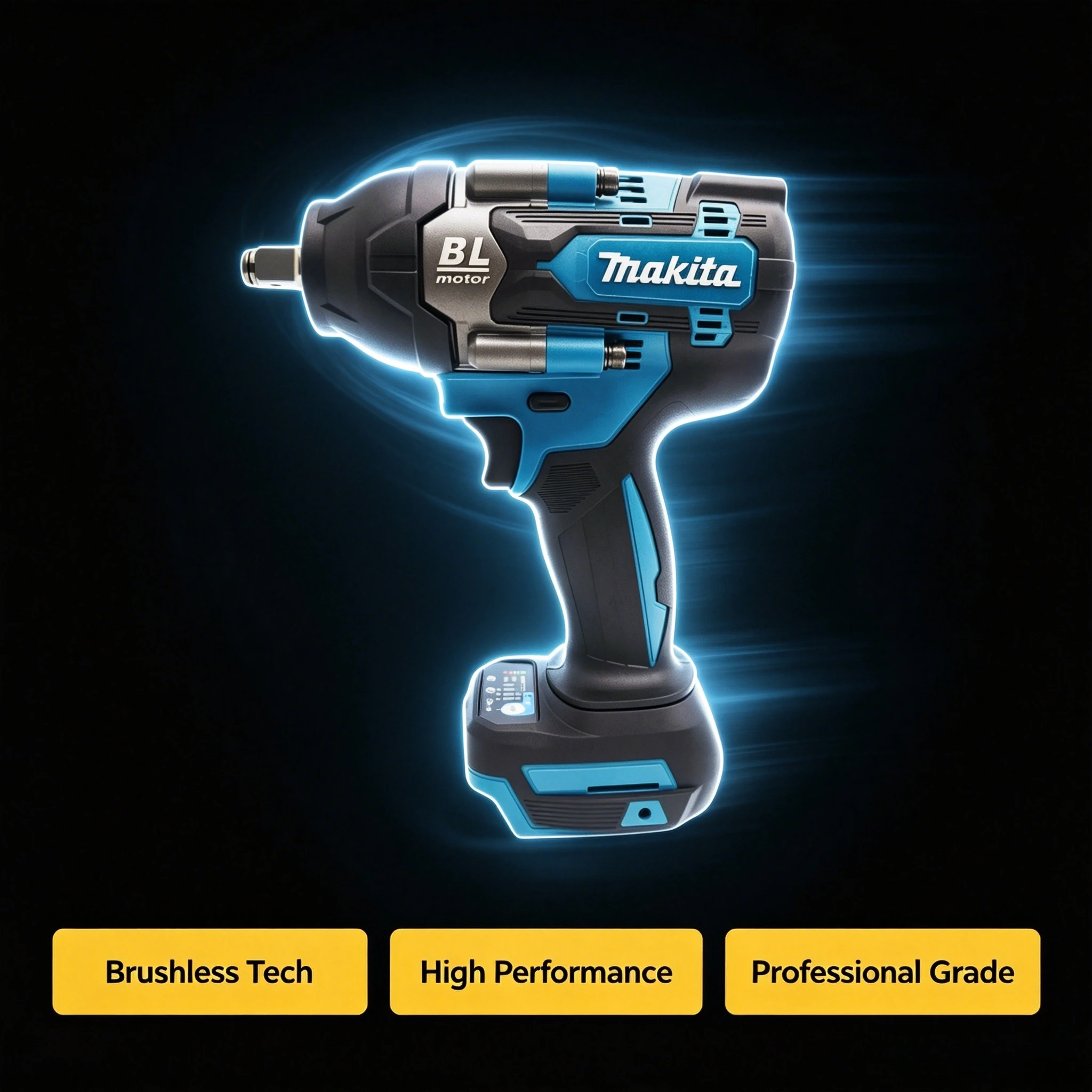 Makita DTW700 Cordless Brushle - đánh giá và giá Torque Wrench