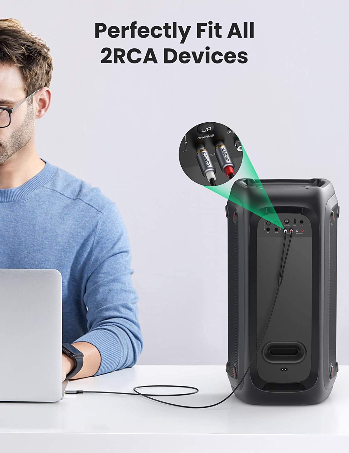 UGREEN USB C to RCA Audio Cabl - đánh giá và giá Car Jack