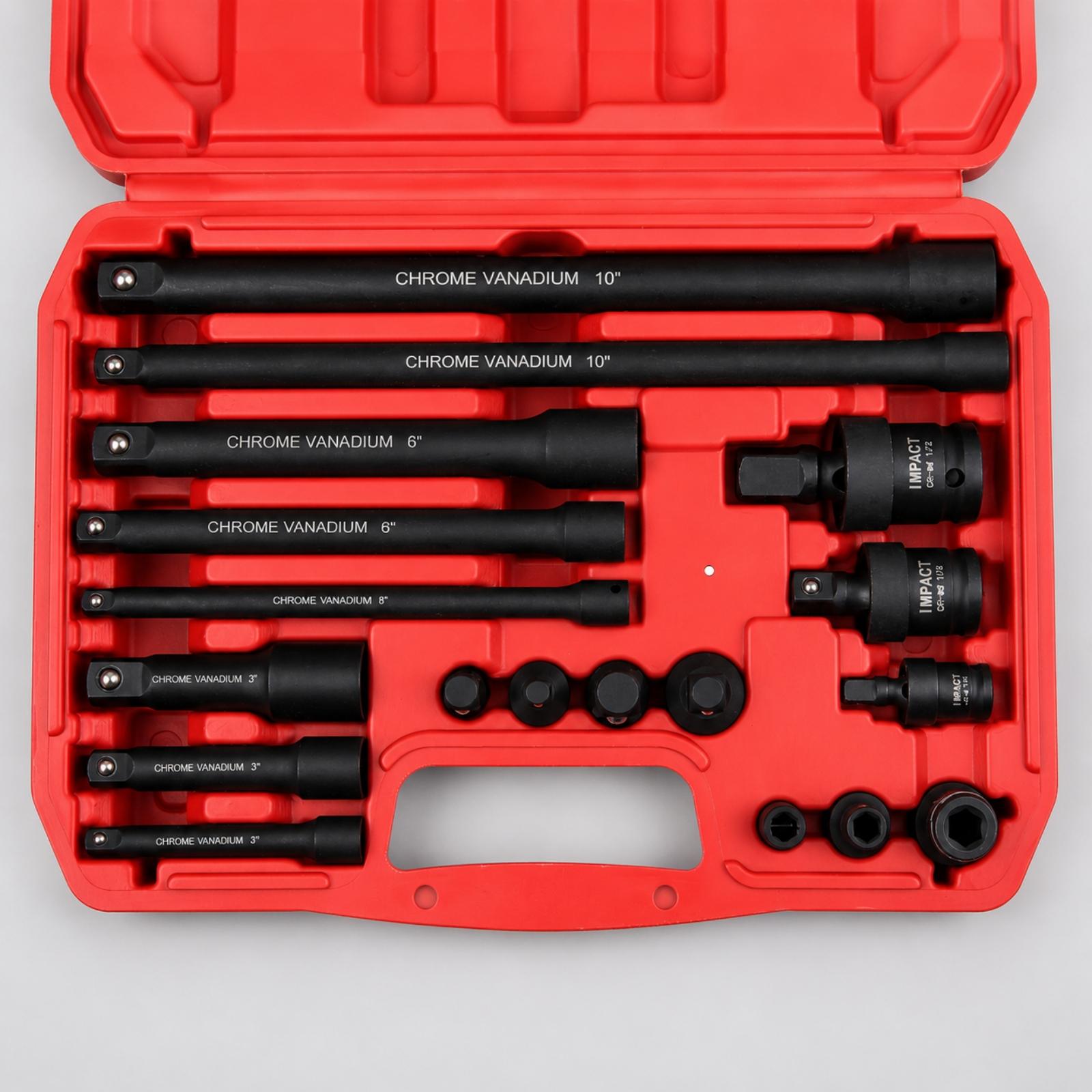 Impact Wrench Kit 18 Piece Ext - đánh giá và giá Automotive Tools