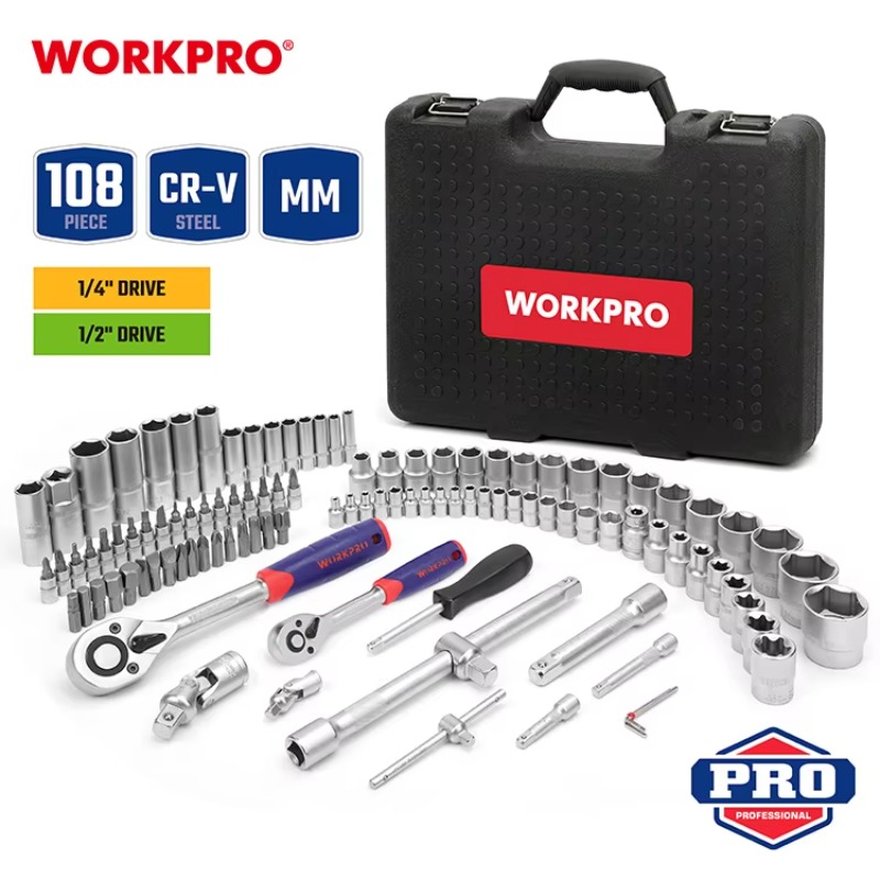 108pcs Professional Mechanics  - đánh giá và giá Socket Set