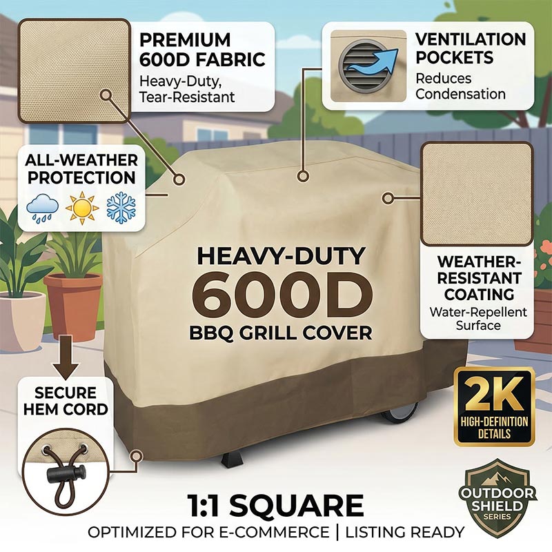 600D Outdoor Barbecue Cover,Wa - đánh giá và giá Spark Plug